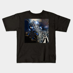 Walk through time and space Kids T-Shirt